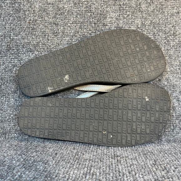 Sanuk Sandals Womens 7 Yoga Joy Flip Flop Gold Open Toe Slip On Casual SWS10002 - Picture 3 of 6